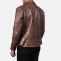 Raiden Brown Biker Leather Jacket