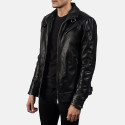Legacy Black Biker Leather Jacket