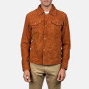 Edger Ramirez Brown Suede Leather Jacket