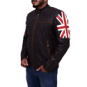 Cafe Racer Leather Jacket