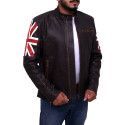 Cafe Racer Leather Jacket