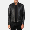 Adornica Black Biker Leather Jacket
