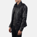 Armstrong Black Biker Leather Jacket