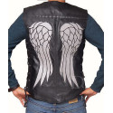 The Walking Dead Angel Wings Leather Vest