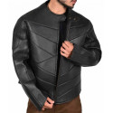 Hobbs And Shaw Idris Elba Black Leather Jacket For Bikers