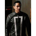 Gabriel Lun Agents of Shields Leather Jacket