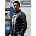 Gabriel Lun Agents of Shields Leather Jacket
