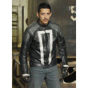 Gabriel Lun Agents of Shields Leather Jacket