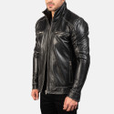 Hudson Black Biker Leather Jacket