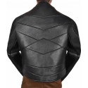 Hobbs And Shaw Idris Elba Black Leather Jacket For Bikers