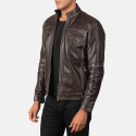 Youngster Brown Biker Leather Jacket
