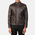 Youngster Brown Biker Leather Jacket