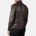 Youngster Brown Biker Leather Jacket