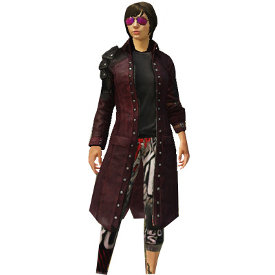 Pubg Mobile Maroon Trench Coat