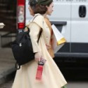 Rachel Brosnahan Off White Long Coat In The Marvelous Mrs Maisel