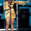 Rihanna Golden Trench Coat
