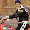 Robbie Knievel Motor biker leather Jacket