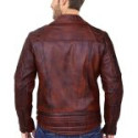 Rustic Vintage Motorcycle leather Jacket
