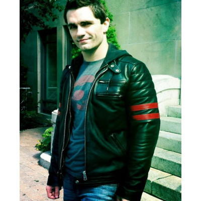 Sam Witwer Being Human Series Red Stripes Jacket