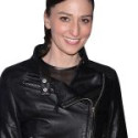 Sara Bareilles Black leather Jackets