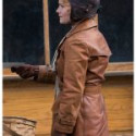 Sarah Jones TV Series Damnation Leather Coat