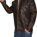Sean Penn Brown leather Jacket