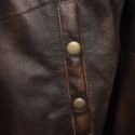 Sean Penn Brown leather Jacket