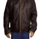 Sean Penn Brown leather Jacket