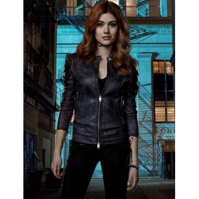Shadowhunters 2 Promotional Clary Fray Katherine McNamara Jacket