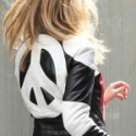 Singer Kylie Minogue Red Heart Jacket