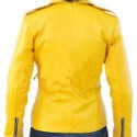Smart Women Elegant Yellow Jacket