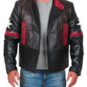 Star Patch Mens leather Jacket