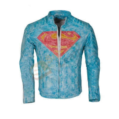 Superman Skyblue Waxed Jacket