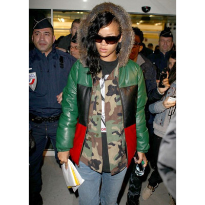 Supreme Rihanna Leather Jacket