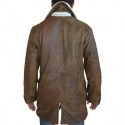 The Dark Knight Rises Tom Hardy Brown Leather Trench Coat