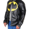 The Lego Batman Yellow Logo Leather Jacket