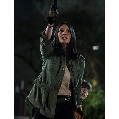 The Predator Casey Bracket Olivia Munn Jacket