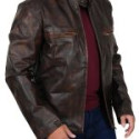 Tom Cruise The Kennedys Premiere Distressed Leather Jacket