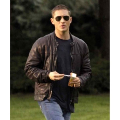 Tuck Henson This Means War Tom Hardy Black Leather Jacket
