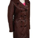 TV Series Castle Kate Beckett Leather Coat