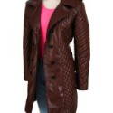 TV Series Castle Kate Beckett Leather Coat