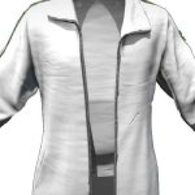 Video Game Green Stripe Faux Leather Jacket