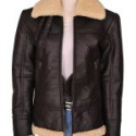 Women B3 Bomber Aviator Shearling Jacket