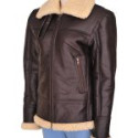 Women B3 Bomber Aviator Shearling Jacket
