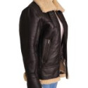 Women B3 Bomber Aviator Shearling Jacket