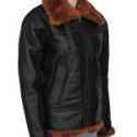 Women B3 Bomber Shearling Leather Jacket