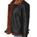 Women B3 Bomber Shearling Leather Jacket
