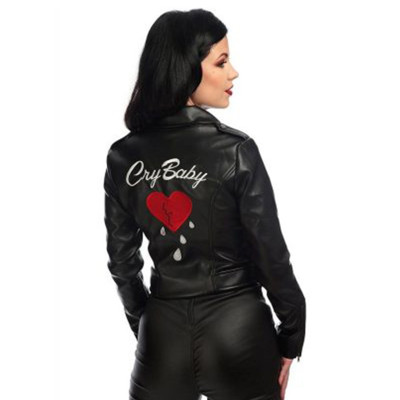 Women Cry Baby Leather Jacket