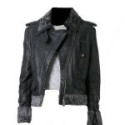 Women’s Vintage Leather Bomber Jacket In Black