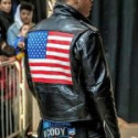 Wrestler Cody Rhodes US Flag Leather Jacket